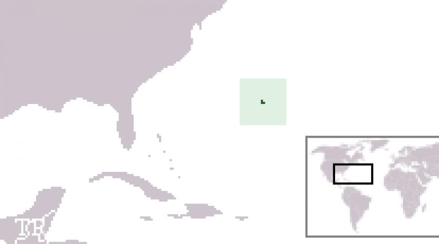 Где находятся бермудские острова на карте. Оформление визы и отдых на бермудах